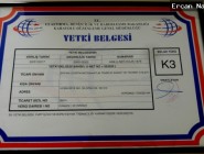Ercan Nakliyat Yetki Belgesi
